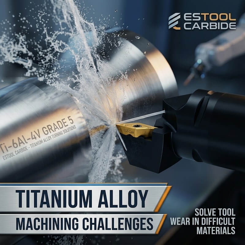 Overcoming Difficult-to-Machine Materials: How to Solve Rapid Tool Wear in Titanium Alloy Turning
